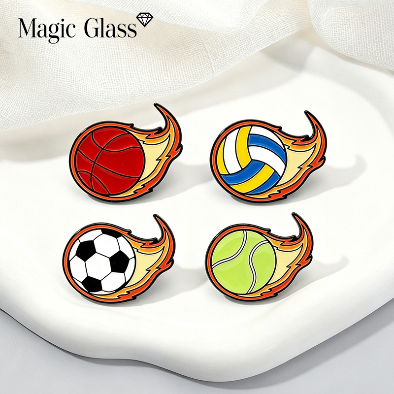 Badminton Logo - Bros Enamel Kartun Lucu dan Keren