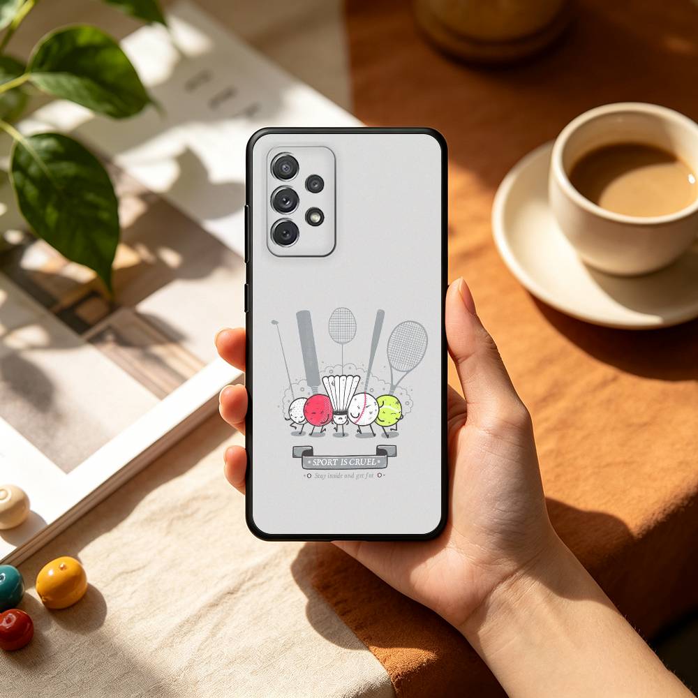 Casing Ponsel Ilustrasi S-Spor - Badminton Logo ulasan dan harga