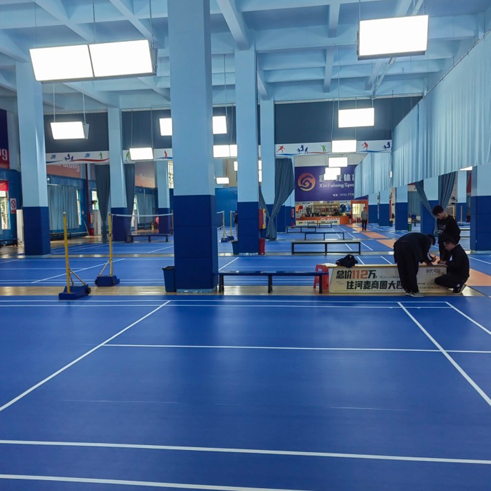 Matras Lapangan Bulu Tangkis P - Badminton Logo ulasan dan harga