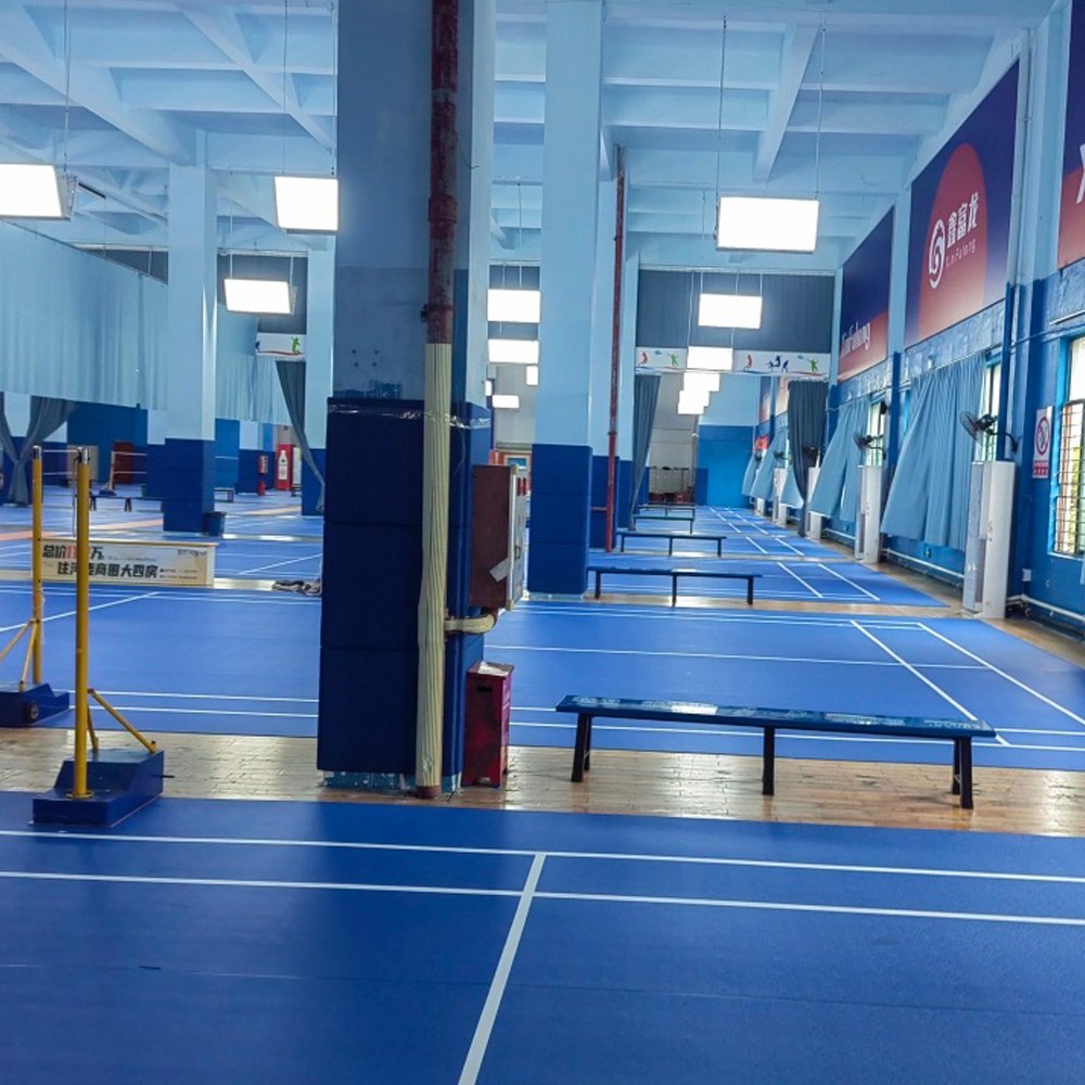 Matras Lapangan Bulu Tangkis P - Badminton Logo ulasan dan harga