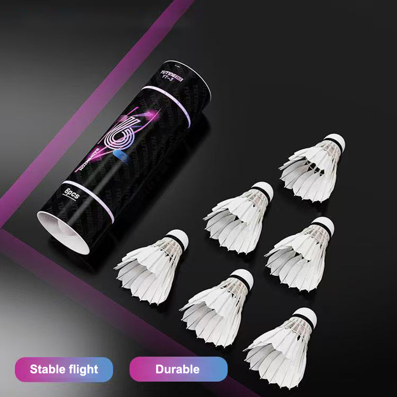 3/6 Buah Bola Badminton, Bulu  - Badminton Shuttlecock ulasan dan harga