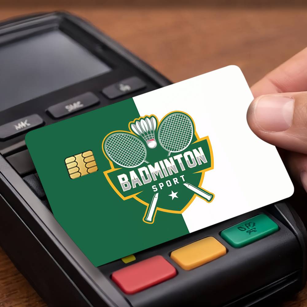 Stiker Pelindung Kartu Transpo - Badminton Logo ulasan dan harga
