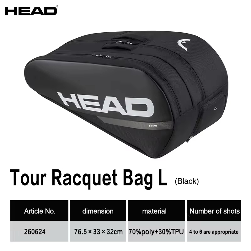 Tas Raket Tenis Seri HEAD TOUR - Backpack Racket Bag ulasan dan harga