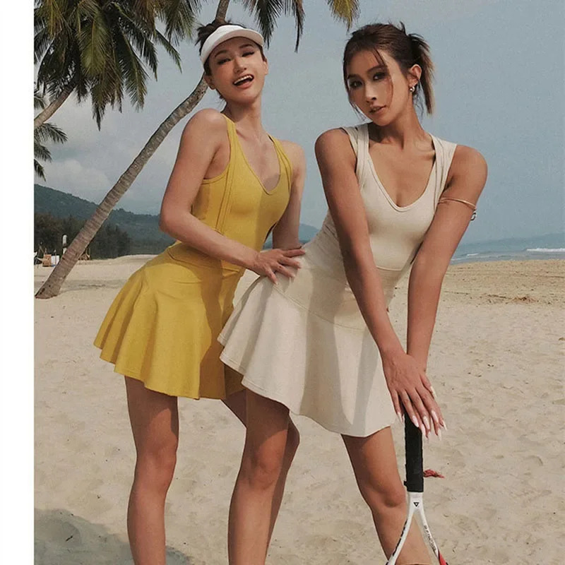 Gaun Tenis Wanita Tanpa Lengan - Badminton Youtube ulasan dan harga