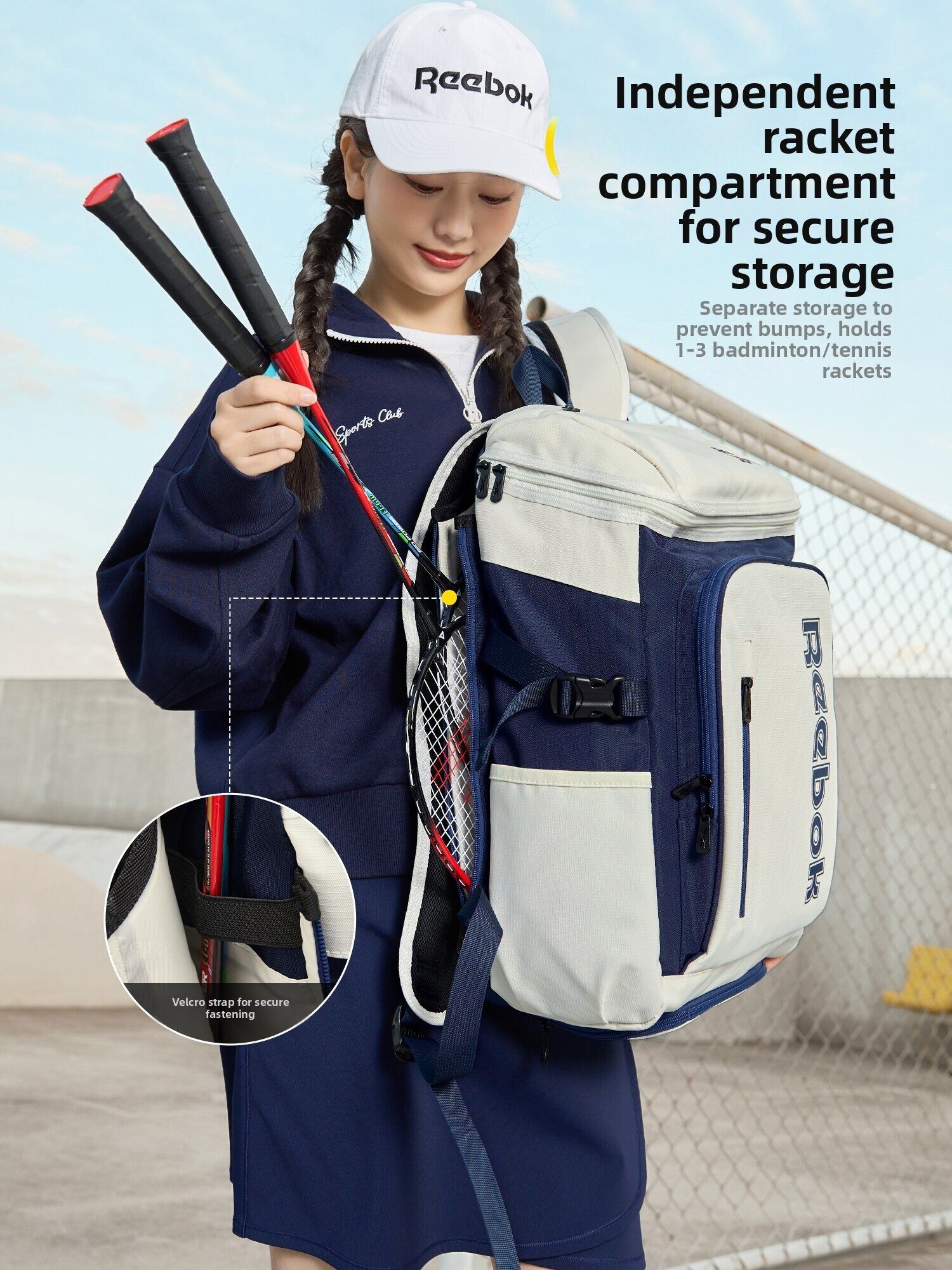 REEBOK Tas Ransel Olahraga Lua - Badminton Area ulasan dan harga